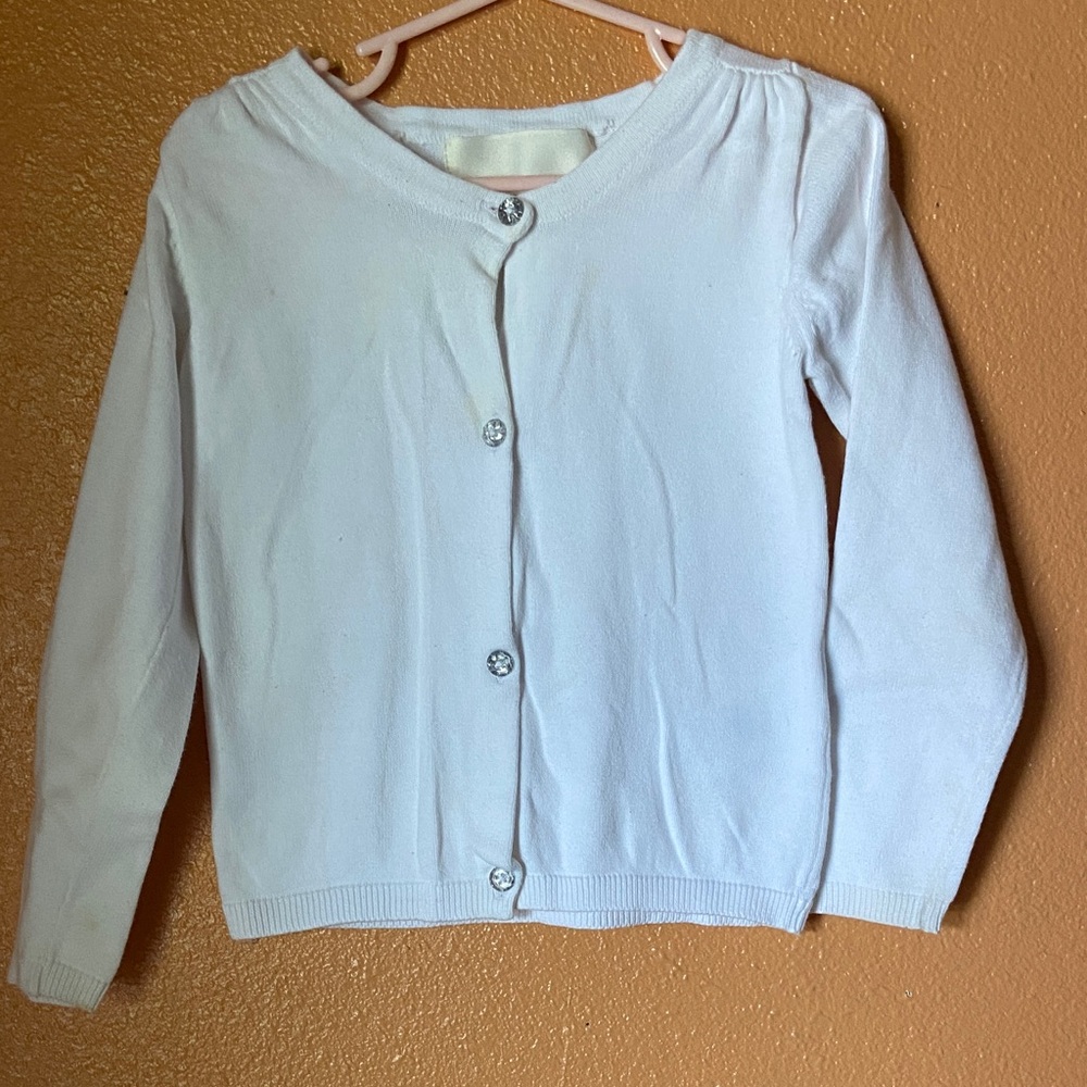 Toughskins White Kids Sweater